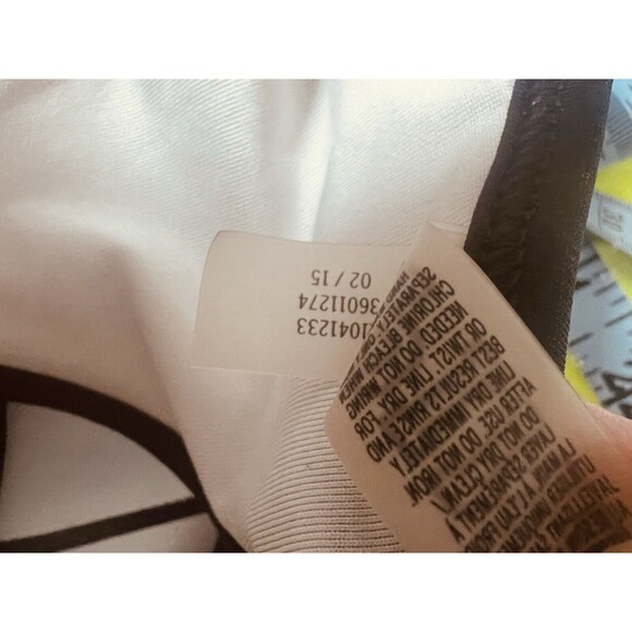 Victoria’s Secret Pink Color block Magenta And Black Bikini Top Medium - Picture 6 of 6